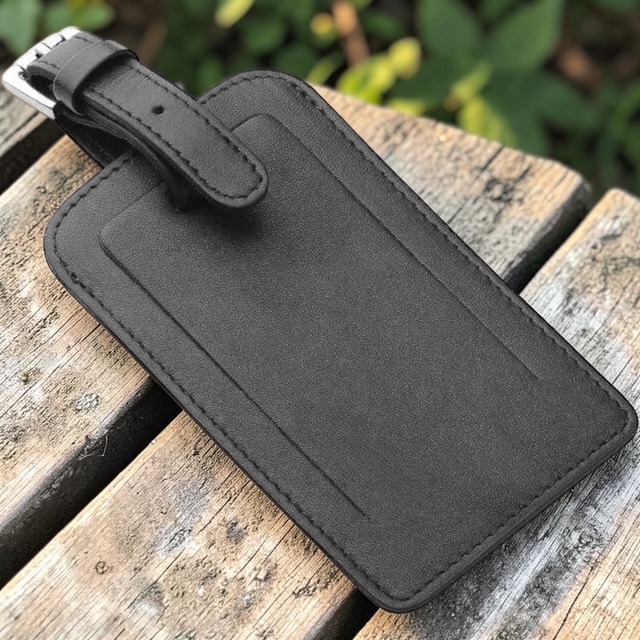 Leather Luggage Label