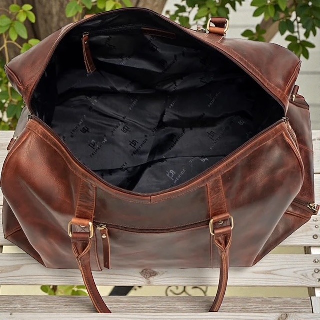 Roma Leather Holdall