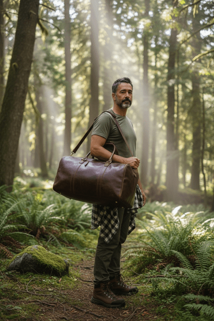 Roma Leather Holdall