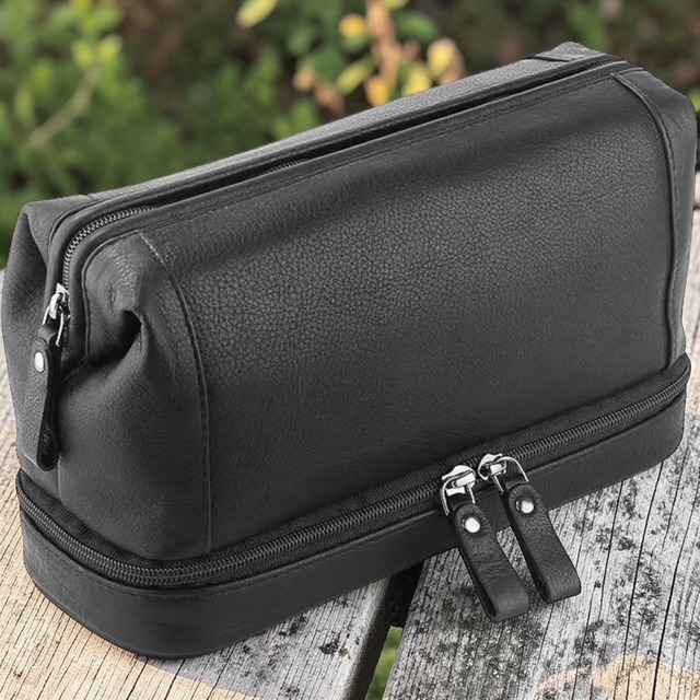 Leather Wash Bag