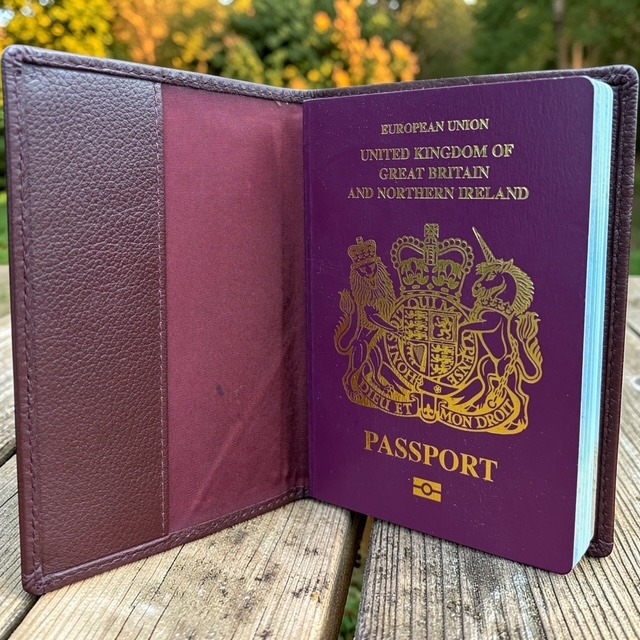 Leather Passport Cover